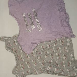 5/$30 Bundle of t shirts Rainbow Ruffle Change Tank